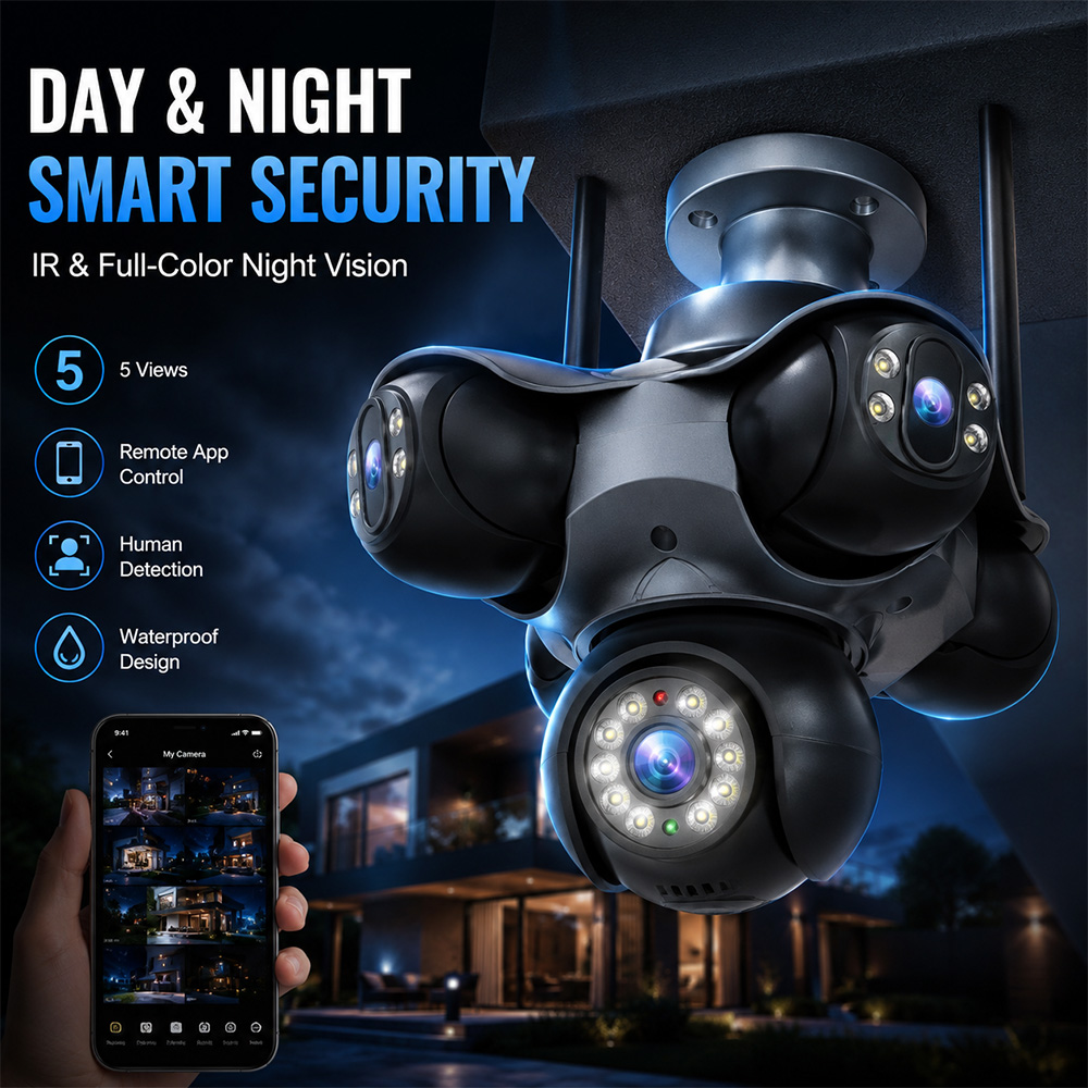 Kamera IP Wi-Fi PTZ 10MP do mo – Plastic Dome Clear recenzja i cena
